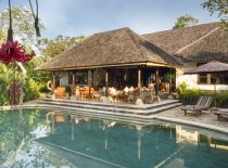 Villa Frangipani, View of Villa from the Pool