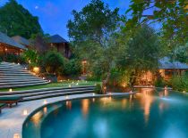 Villa Bougainvillea, Pool at Night