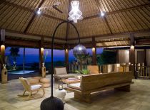 Villa Mary, Living Room at Night